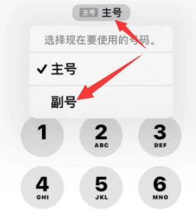 富民苹果14维修店分享iPhone 14 Pro Max使用副卡打电话的方法 