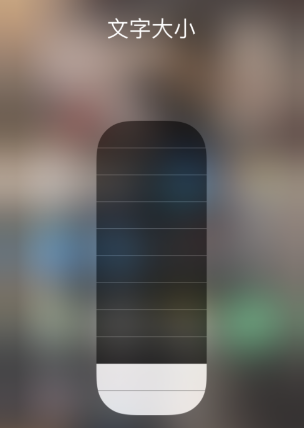 富民苹果手机维修分享小技巧：在 iPhone 控制中心快速调节字体大小 